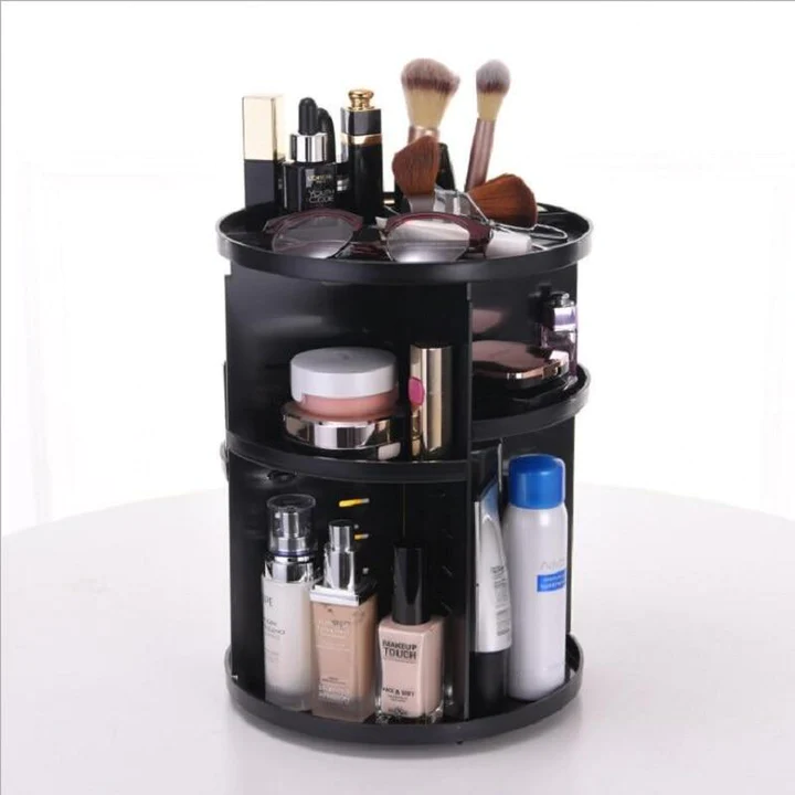 360 Rotating Makeup Organizer & Cosmetic Storage Box Regular