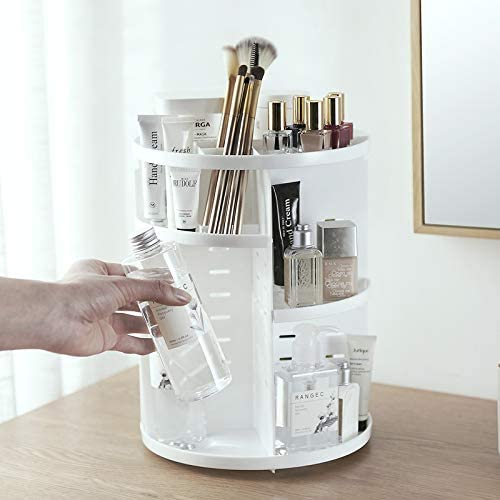 360 Rotating Makeup Organizer & Cosmetic Storage Box Regular