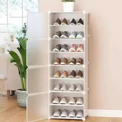 Space-Saving Attachable Cabinet Shoe Rack