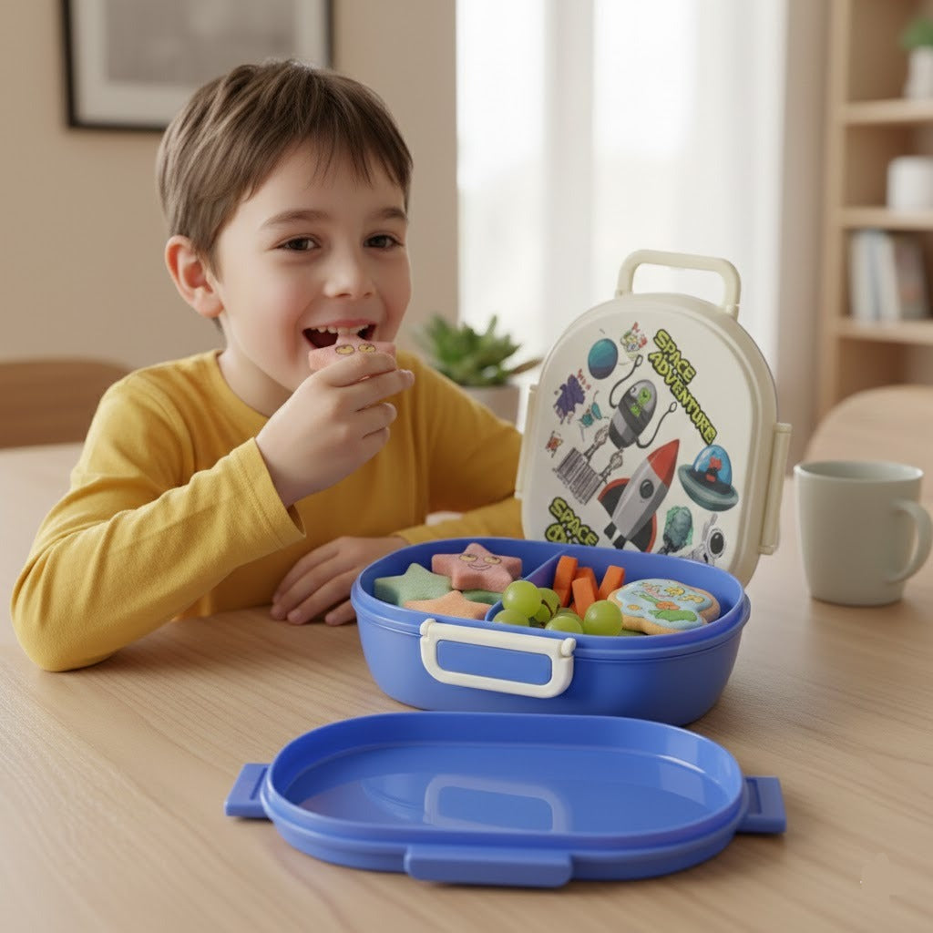 2 Layer Kids Printed Lunchbox Re